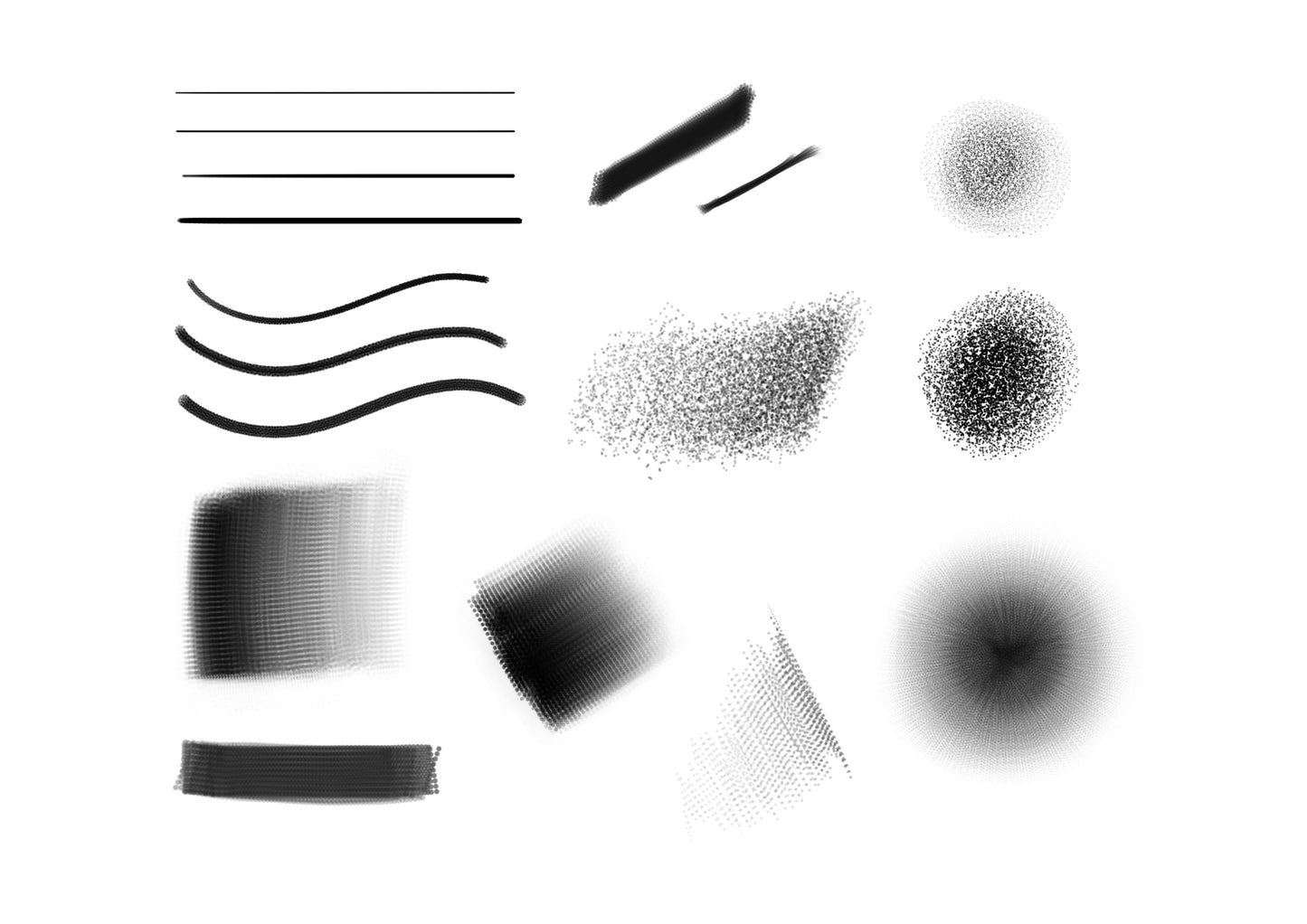 111 Procreate Tattoo liners and shaders – Liners, Bug Pins, Curved Mags, Stipples, Flats & More for Tattoo Artists | Digital Tattoo Brushes