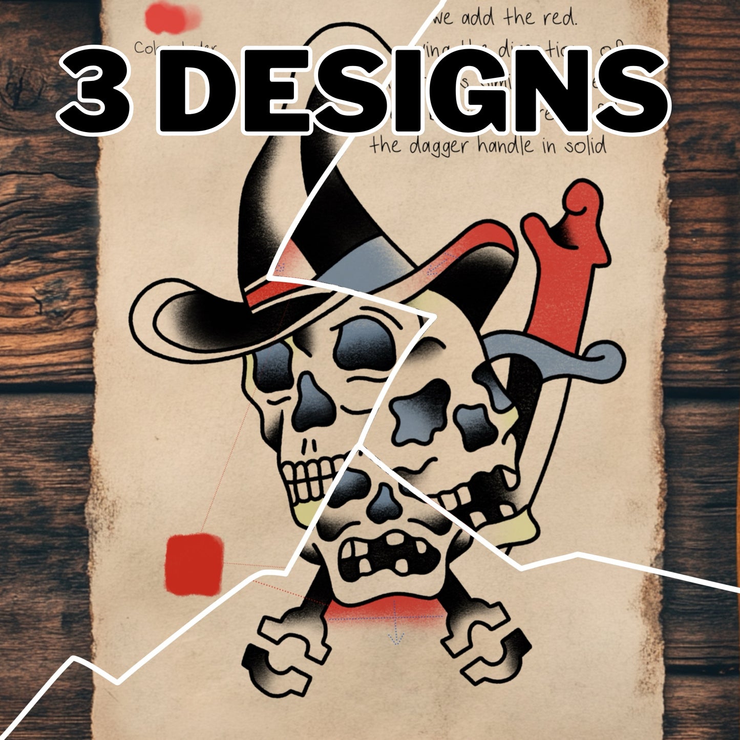 Draw Your Own Polito Skulls, Recreate These Classics in 5 Steps on procreate