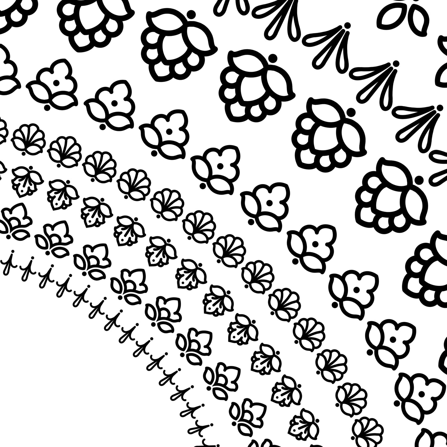 Ornate Elegance Procreate Brush Set – 40 Seamless Tattoo Patterns