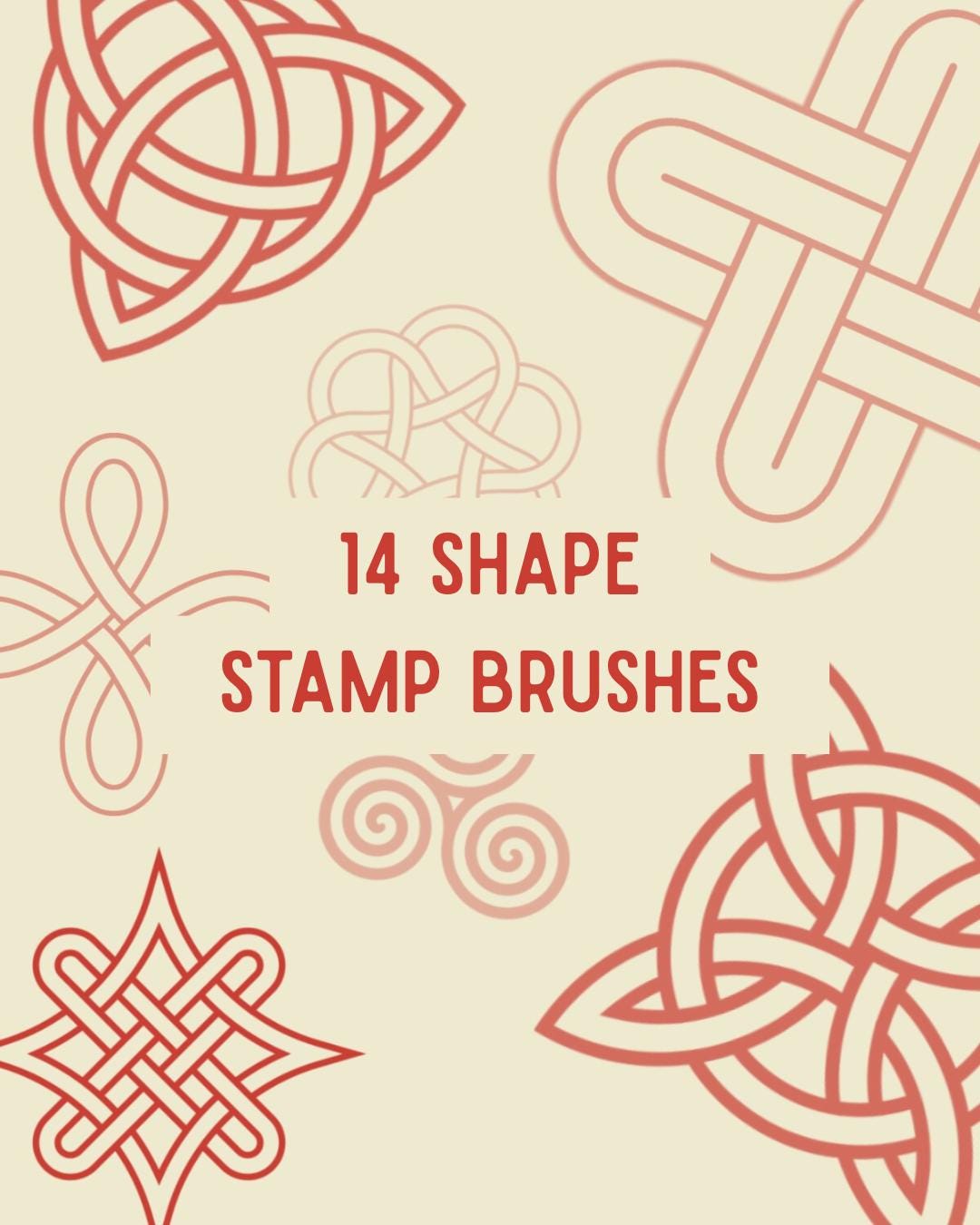Celtic Procreate Brush Set – Knotwork, Tattoo & Illustration (48 Brushes)
