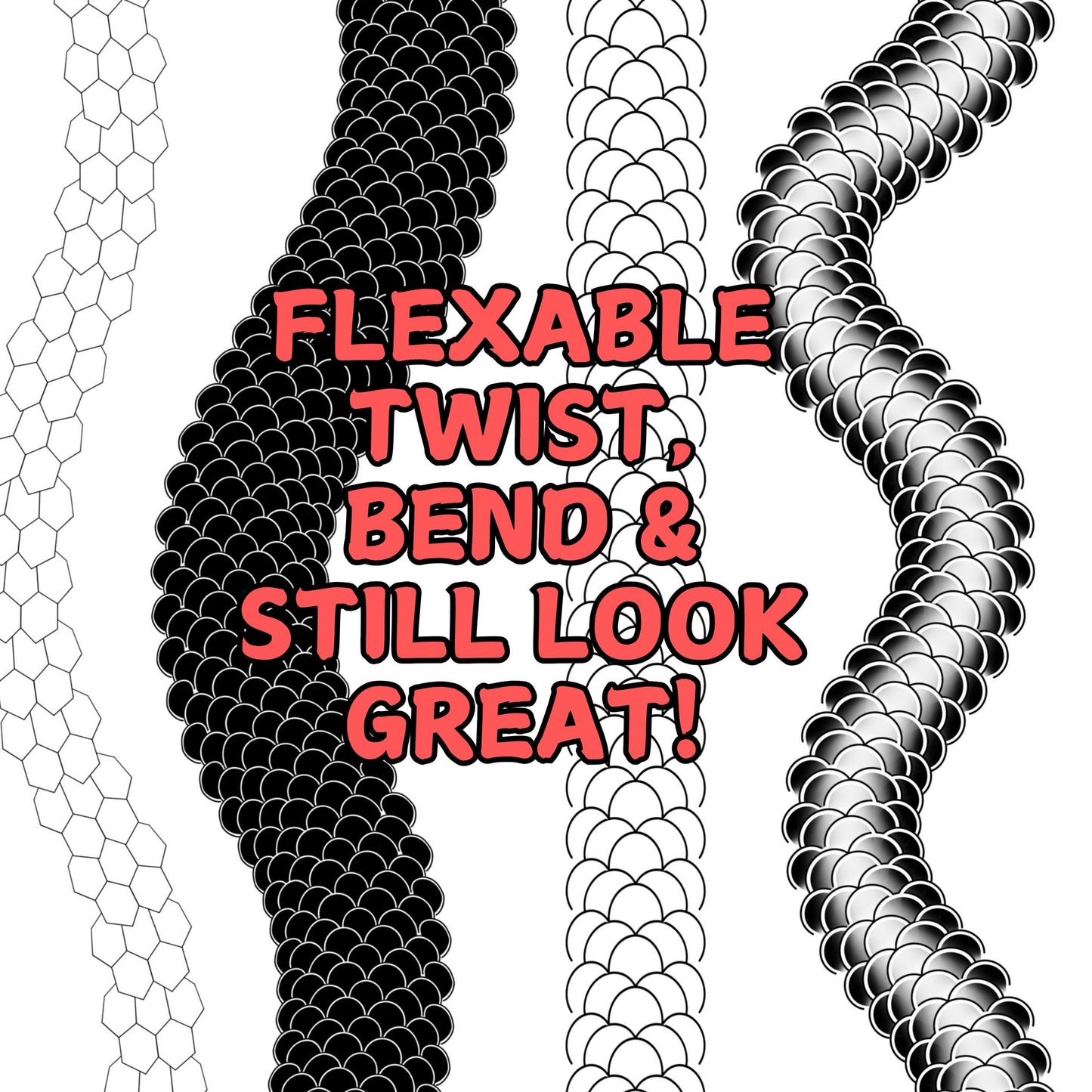 The Ultimate Procreate Scale Brush Set – 33 Seamless, Flexible Brushes!