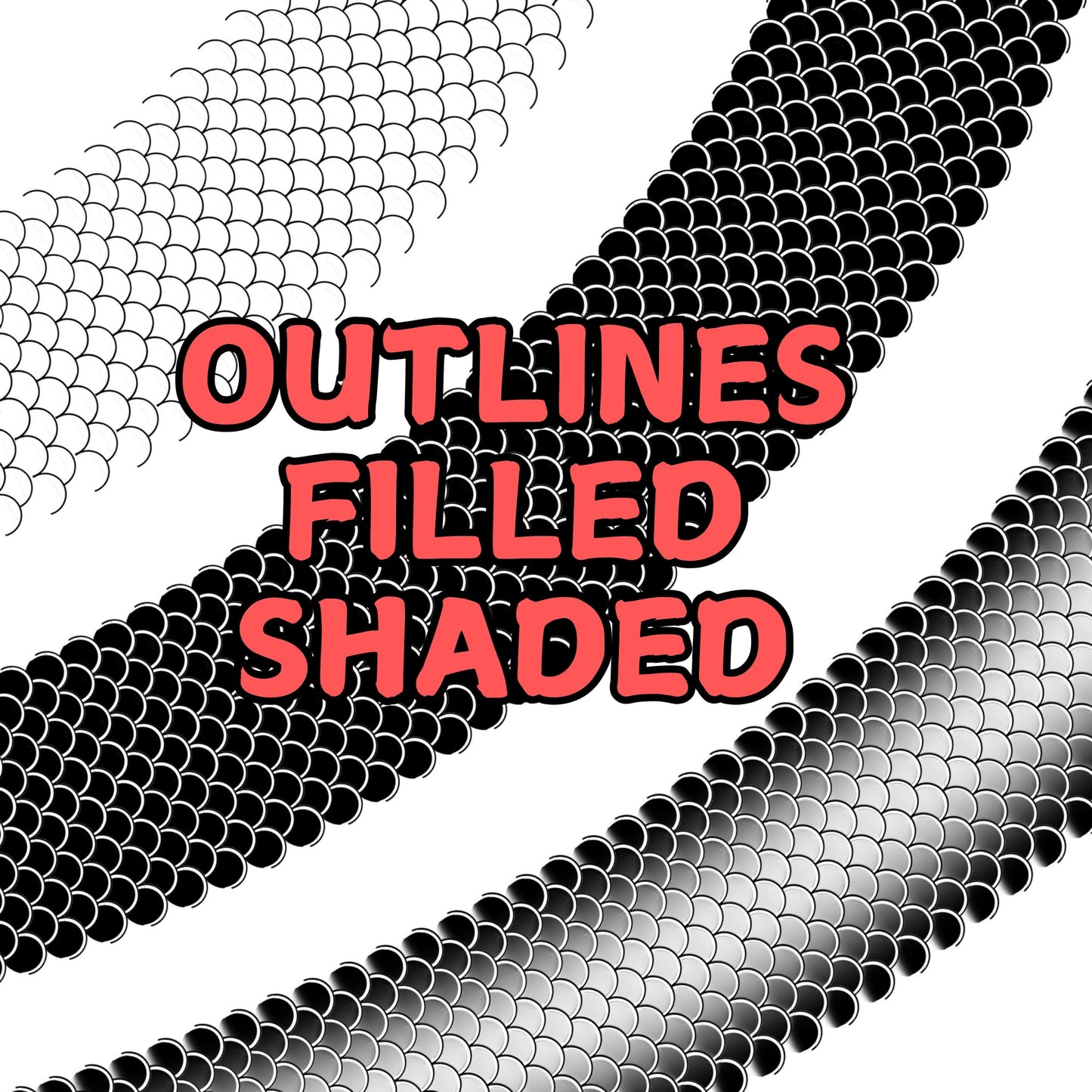 The Ultimate Procreate Scale Brush Set – 33 Seamless, Flexible Brushes!