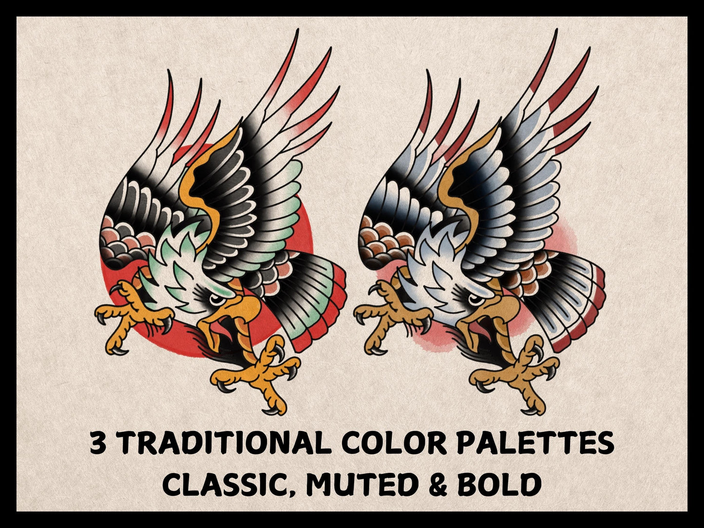 Procreate Spitshading Set: Tattoo Flash Brushes, Paper & Palettes (Digital Download)