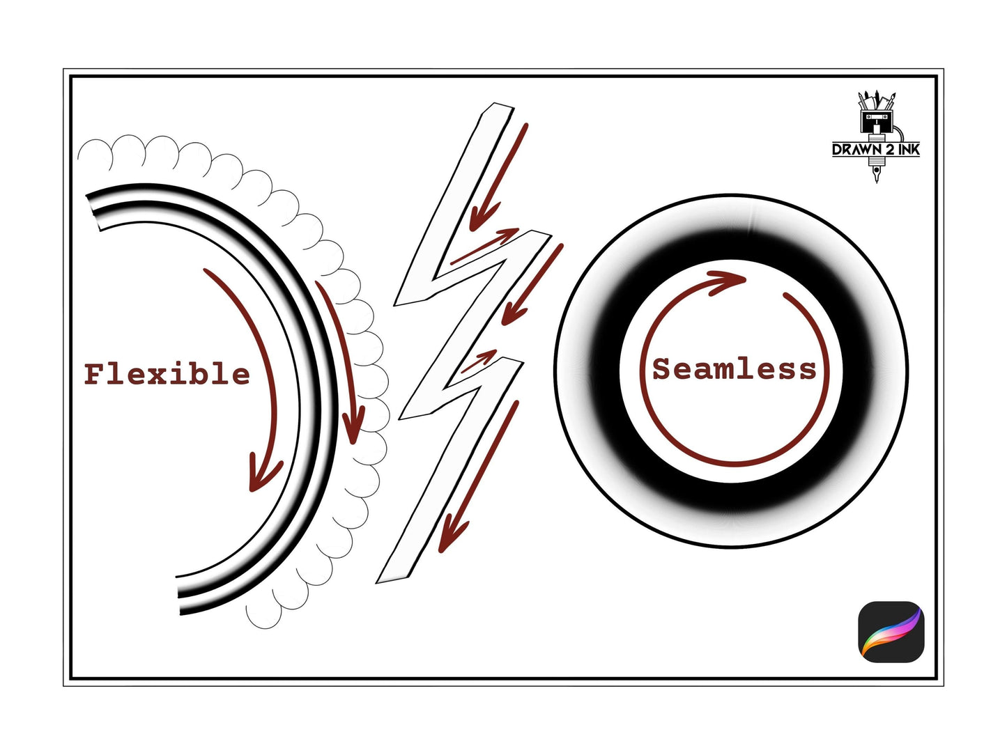 The ULTIMATE Japanese Elements Procreate Set - 110 Seamless and Flexible Japanese Inspired Tattoo Brushes & Stamps