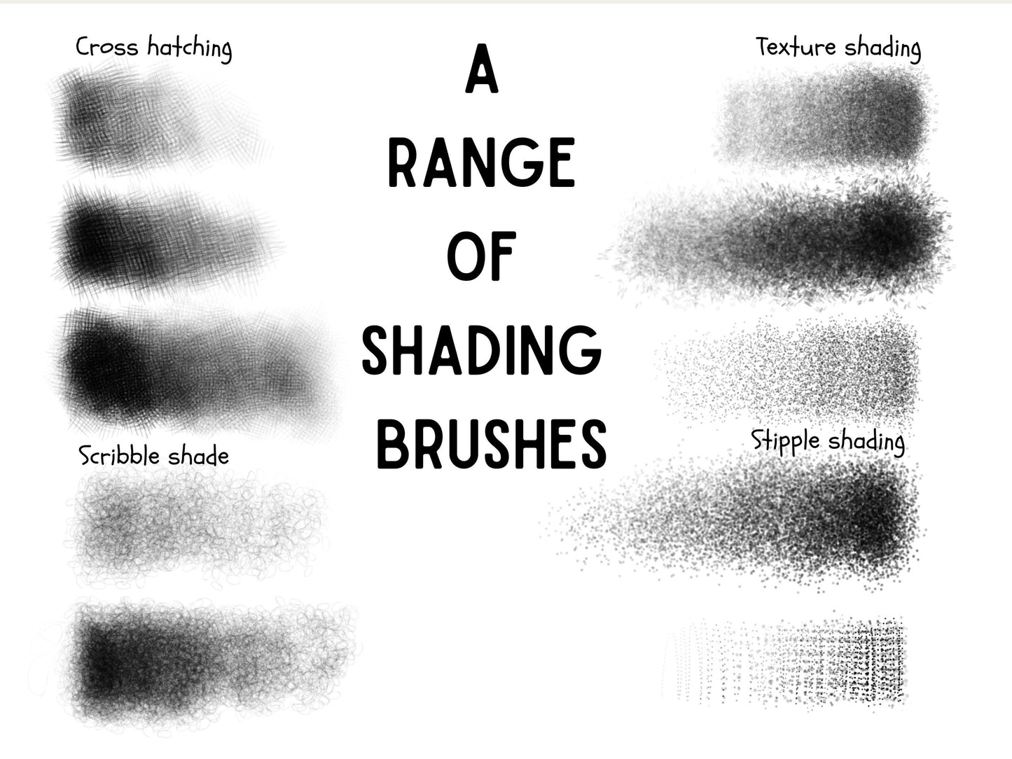 100 Procreate Artist Brushes: Pencils, Paint, Calligraphy, Textures (Digital Download)