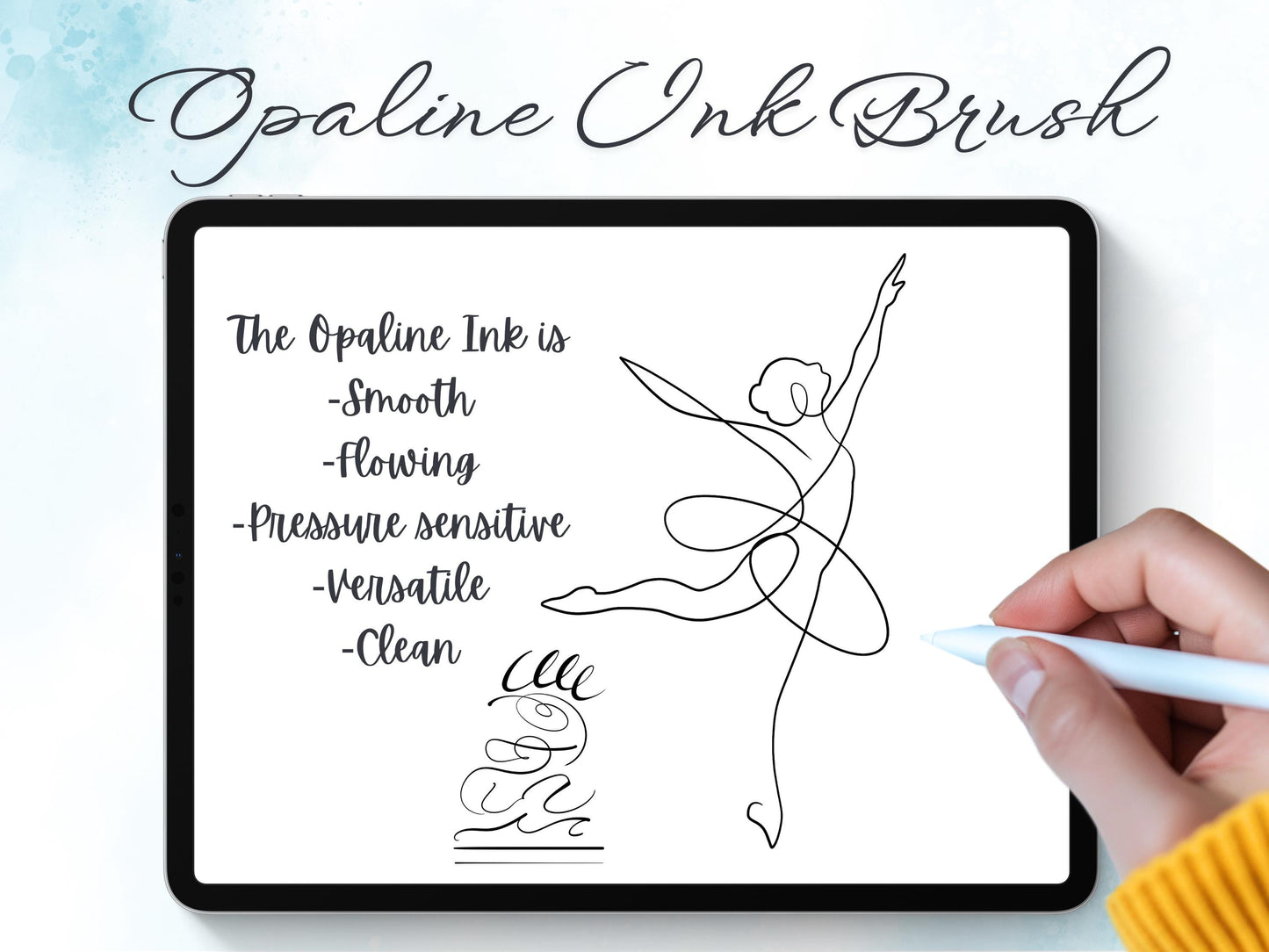 Lineart Procreate Brush Set: Opaline Ink, Obsidian Dip & Ghost Quill