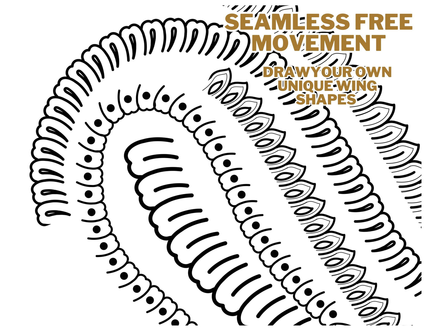 20 Seamless Ornate Borders Brushes Vol.2 for Procreate